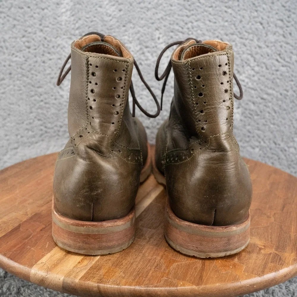 JD Fisk: Forest Green Mens Boot Size 13 Made in Mexico